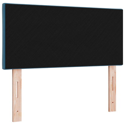 LED Hoofdbord met Diamantblokken in Donkerblauw 90 cm van Velvet
