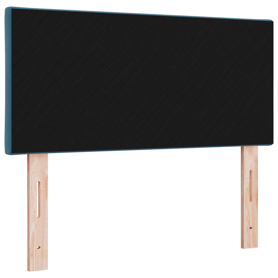 LED Hoofdbord met Diamantblokken in Donkerblauw 90 cm van Velvet