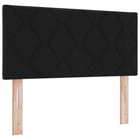 Headboard Black 100 cm Fabric
