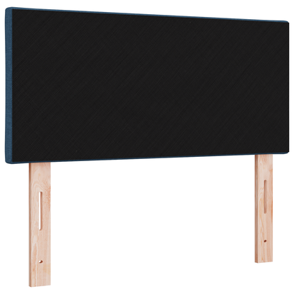 Blauw LED Hoofdbord met Diamant Blokken Ontwerp, 100 cm Stof