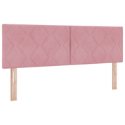 Hoofdbord LED roze 160 cm velvet