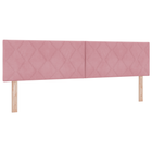 LED Headboard Pink 180 cm Faux Leather