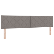Headboard Taupe 200 cm Fabric