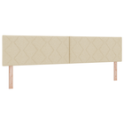 Headboard Cream 200 cm Fabric