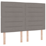 Hoofdbord 72 cm stof taupe met LED verlichting