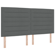 Hoofdbord 90 cm donkergrijs met LED verlichting