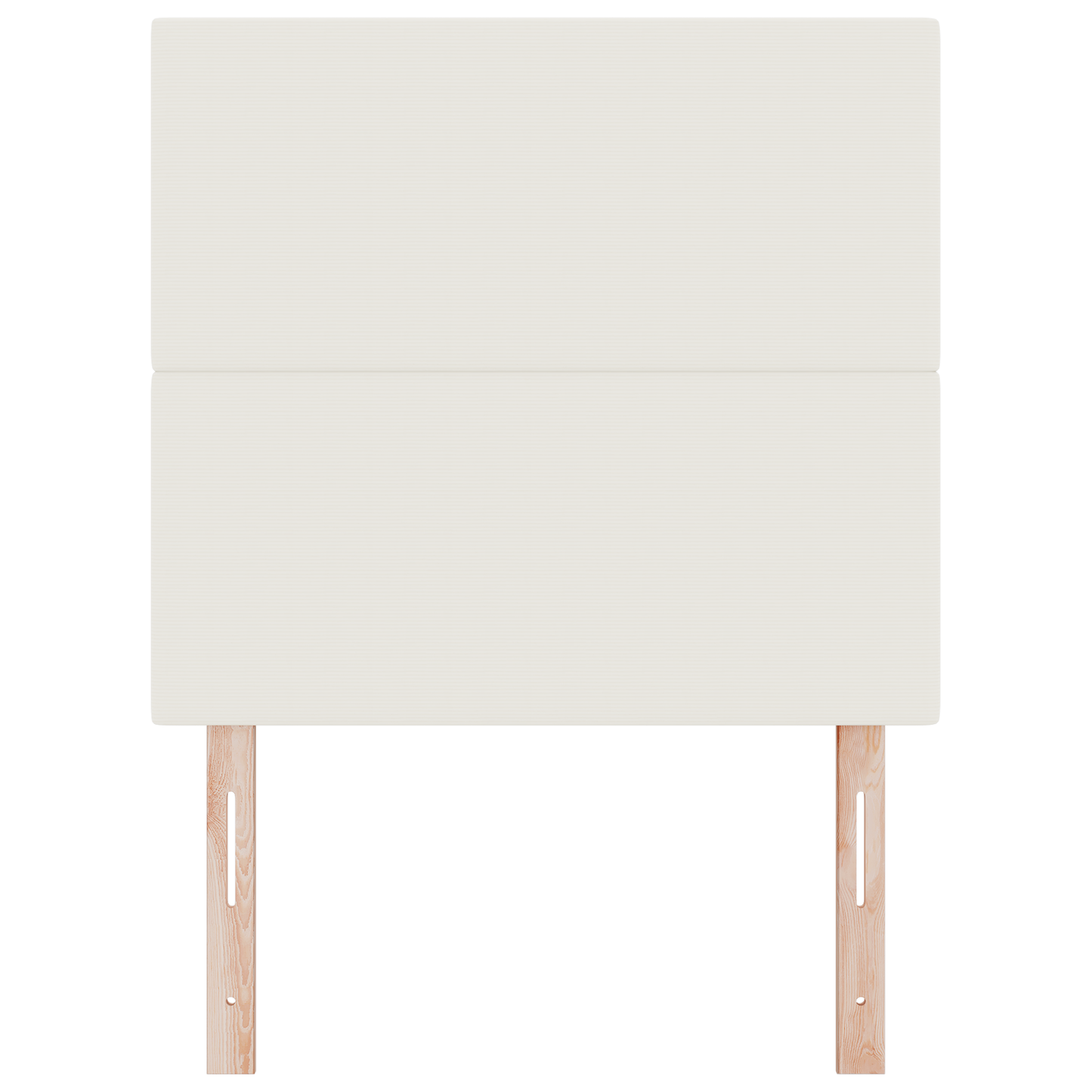 LED Hoofdbord Crème 90 cm Katoen