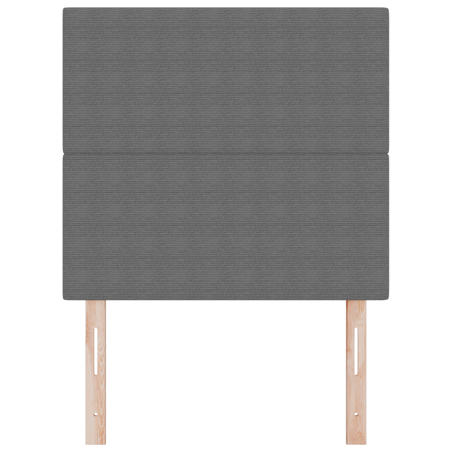 LED Hoofdbord Verlichting Lichtgrijs 100 cm Corduroy Stof