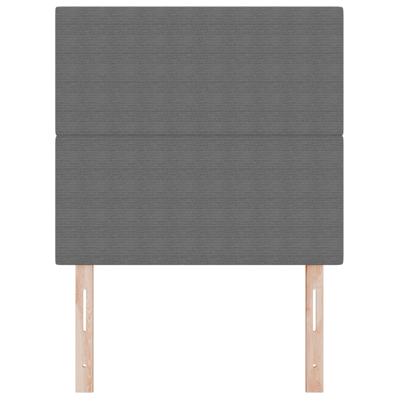 LED Hoofdbord Verlichting Lichtgrijs 100 cm Corduroy Stof