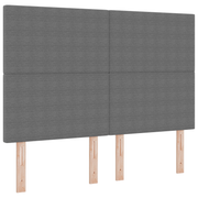 LED hoofdbord lichtgrijs 72 cm grenen hout corduroy