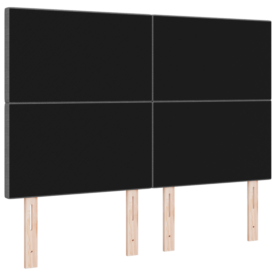 LED hoofdsteun lichtgrijs 72 cm corduroystof