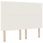 Hoofdbord led crème 144 cm corduroy
