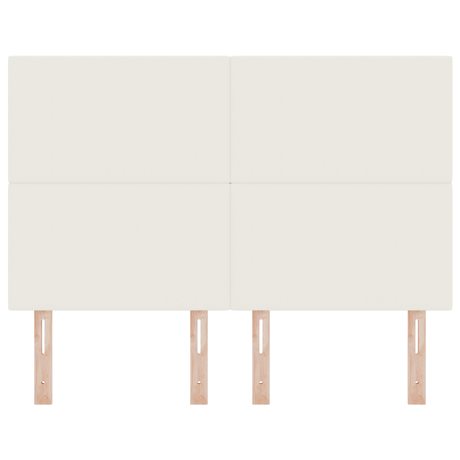 LED hoofdbord Crème 72 cm Corduroy