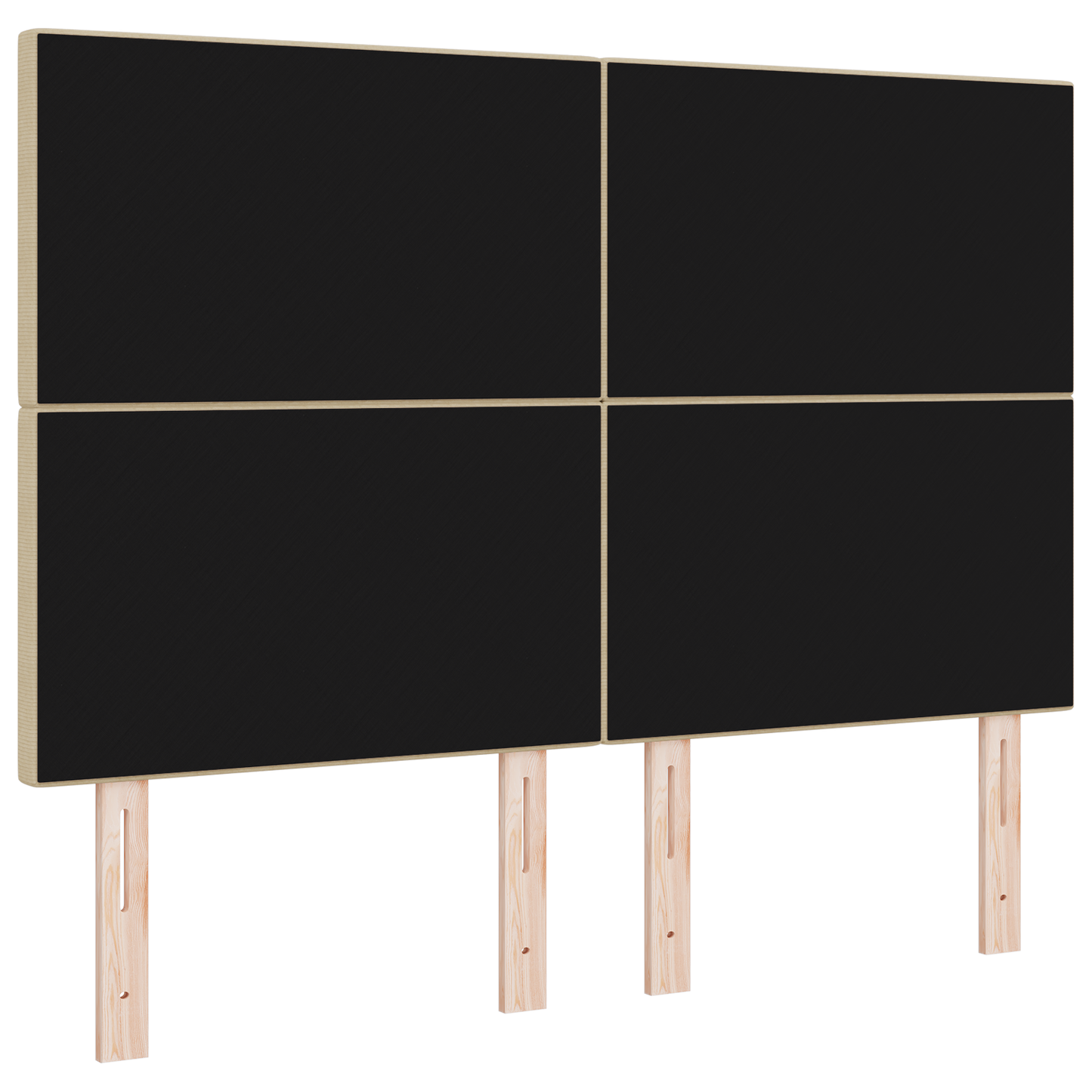 LED Hoofdbordlamp Groen Grijs 72 cm Corduroy Stof