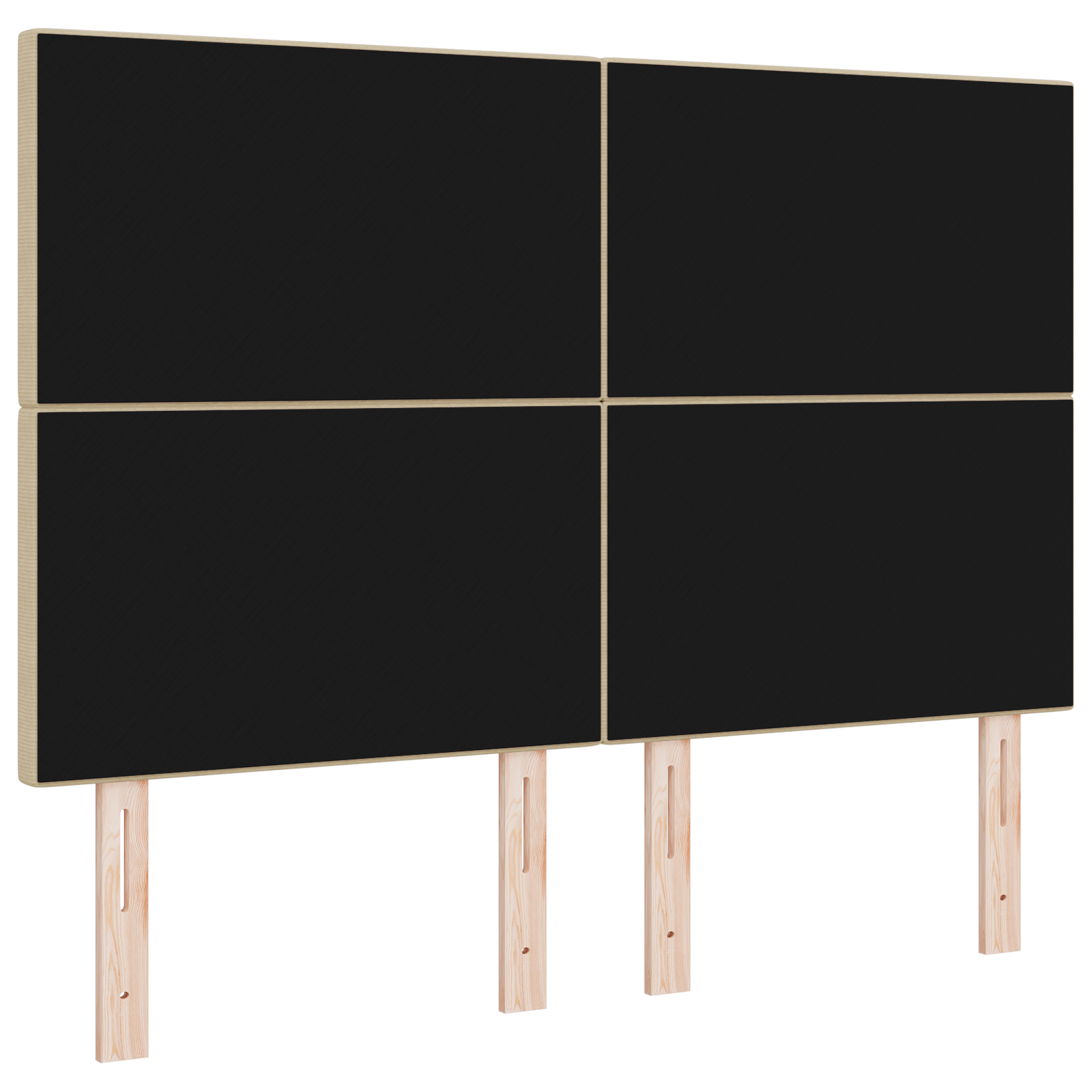 LED Hoofdbordlamp Groen Grijs 72 cm Corduroy Stof