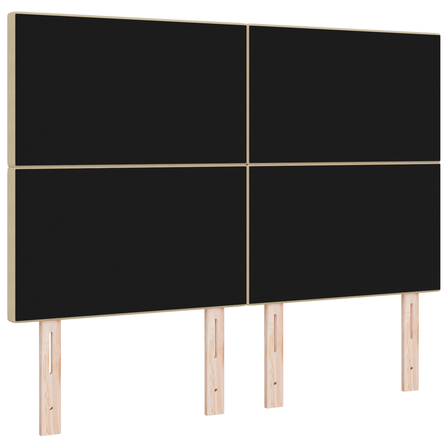 LED Hoofdbordlamp Groen Grijs 72 cm Corduroy Stof