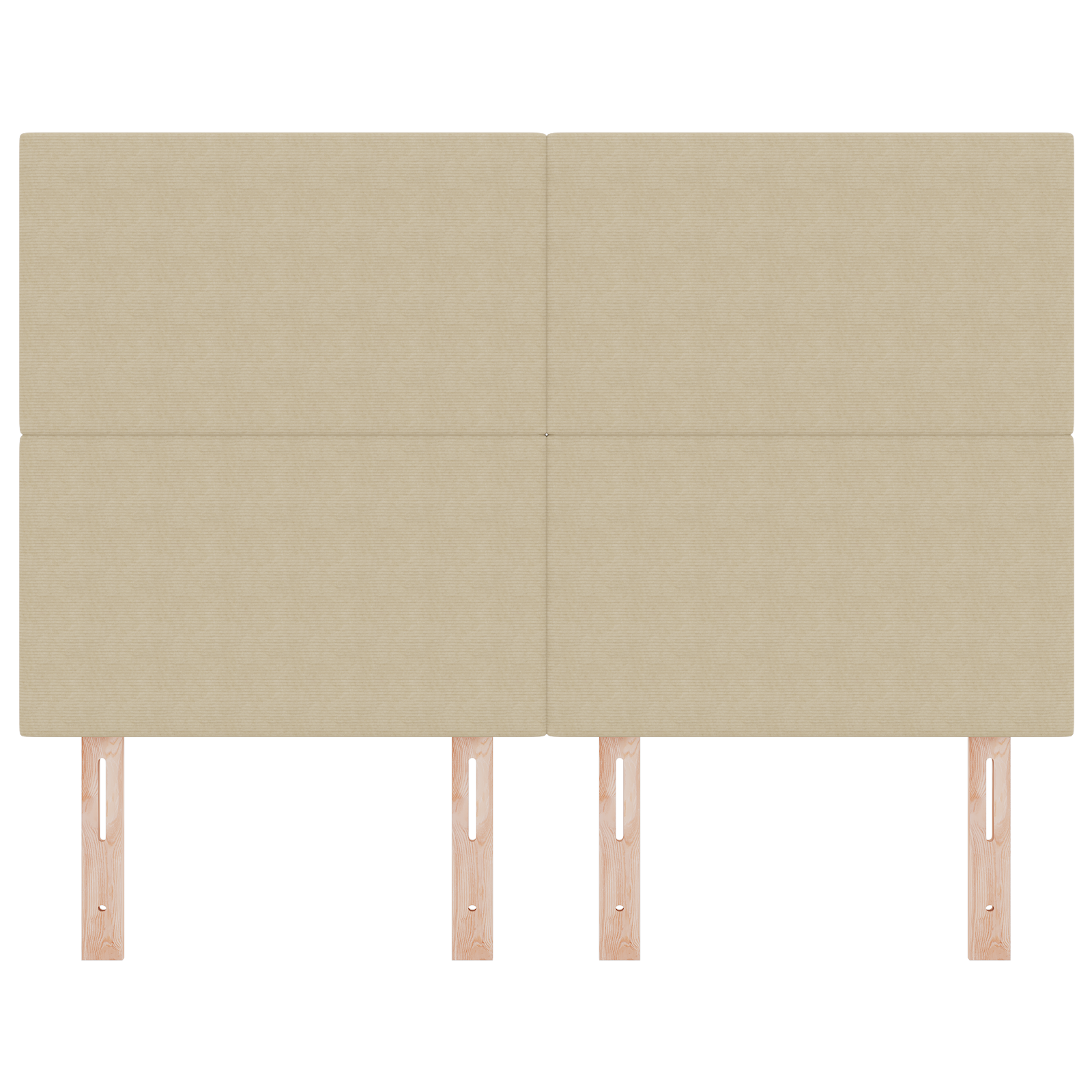 LED Hoofdbordlamp Groen Grijs 72 cm Corduroy Stof
