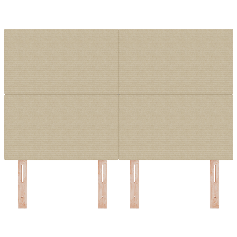 LED Hoofdbordlamp Groen Grijs 72 cm Corduroy Stof
