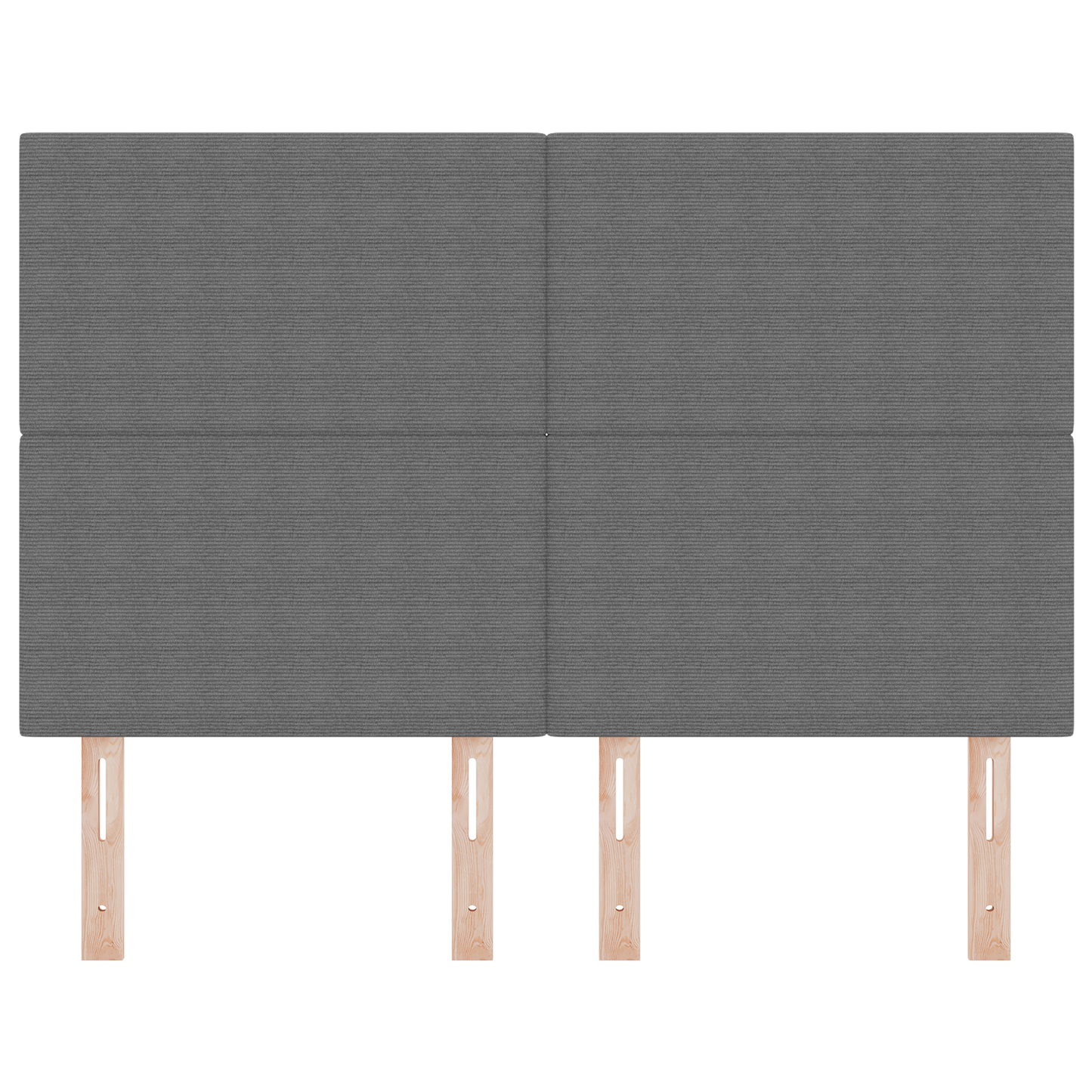 LED Hoofdeinde Lichtgrijs 80 cm Corduroystof