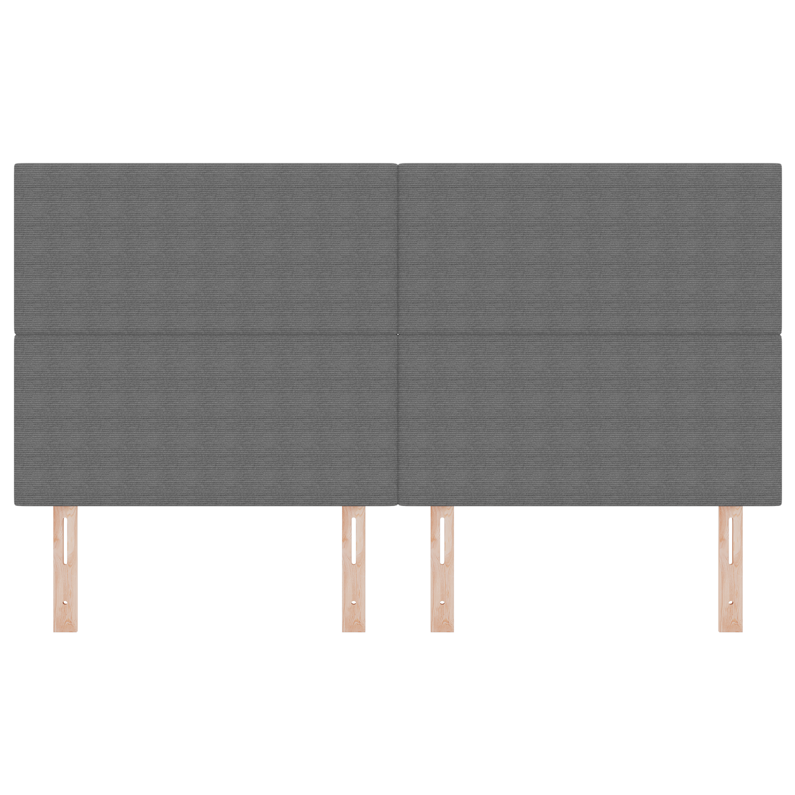 LED Hoofdbord Verlichting Lichtgrijs 90 cm Corduroy Stof