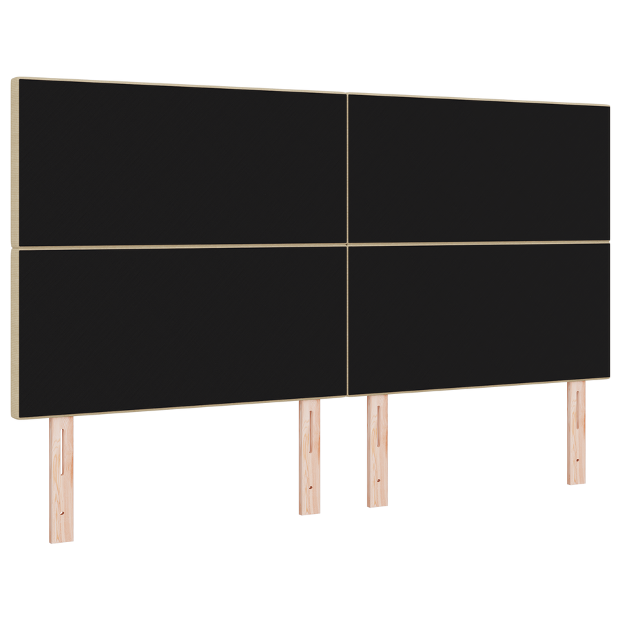 LED Hoofdbord Verlichting - Groen Grijs 90 cm Corduroy Stof