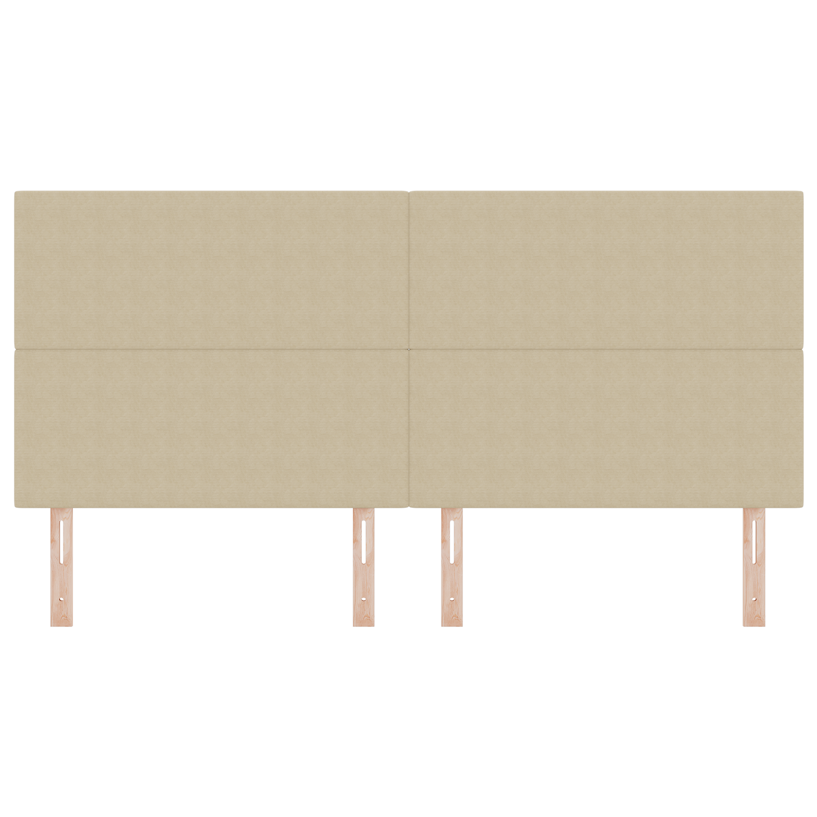 LED Hoofdbord Lichtgroen Grijs 100 cm Kordonstof