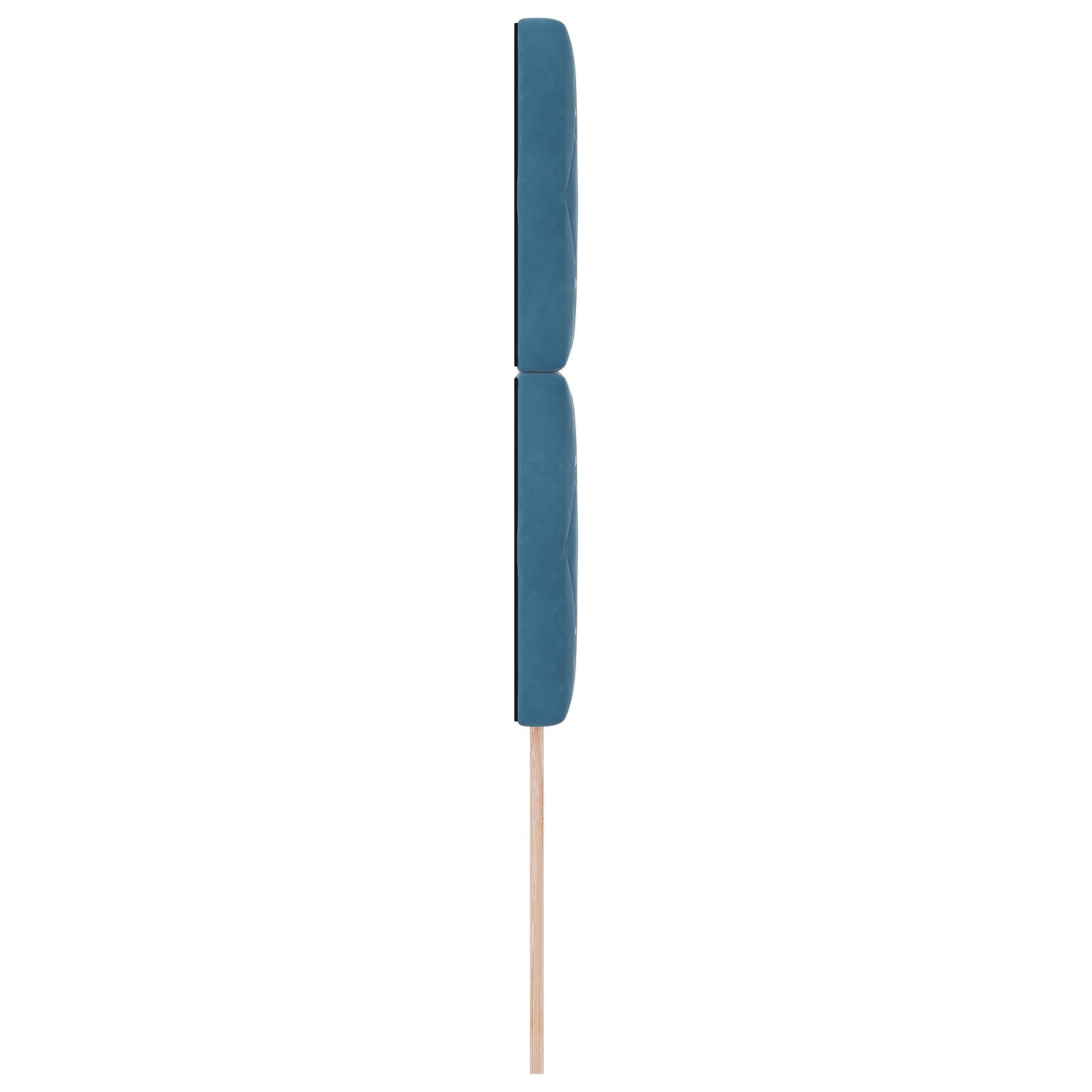 Hoofdbord LED 90 cm fluweel donkerblauw