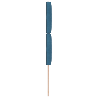 Hoofdbord LED 90 cm fluweel donkerblauw