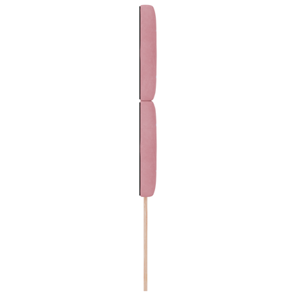 Hoofdbord LED 90 cm fluweel roze
