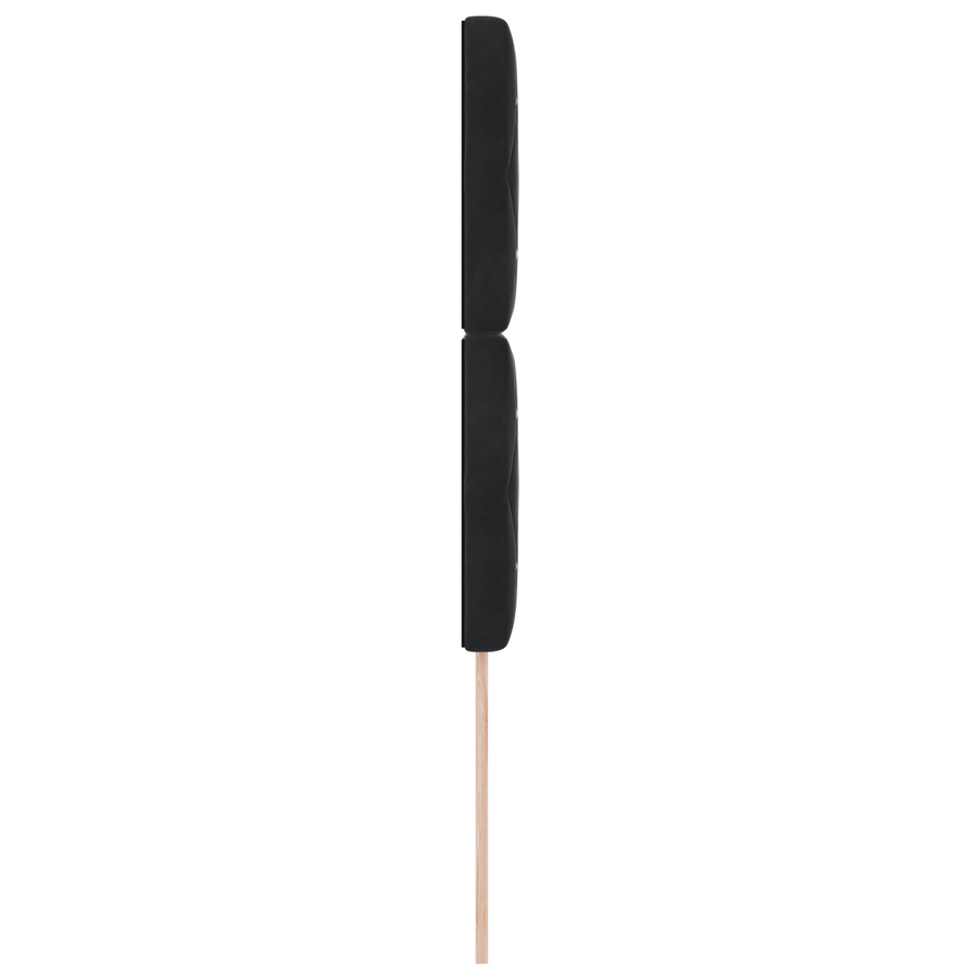 Hoofdbord LED 100 cm fluweel zwart