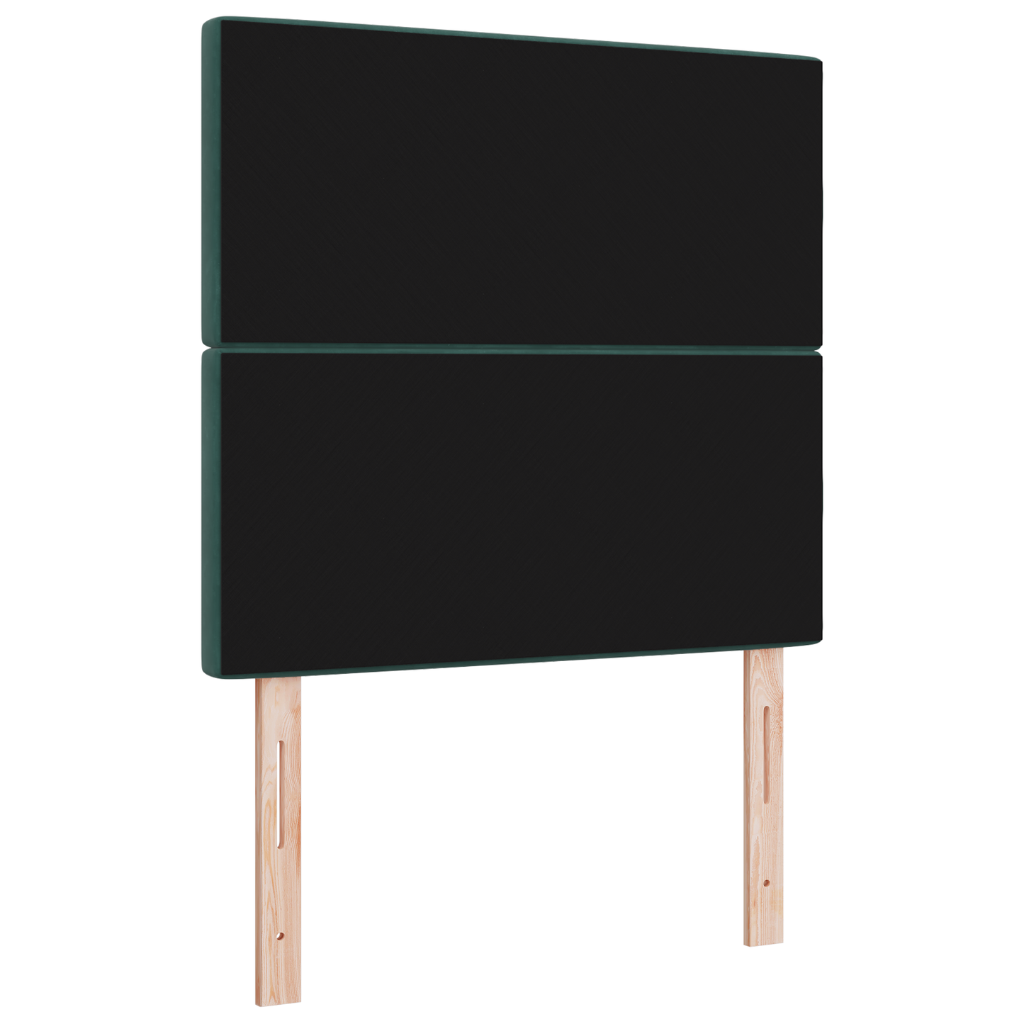 Hoofdbord LED 100 cm fluweel donkergroen