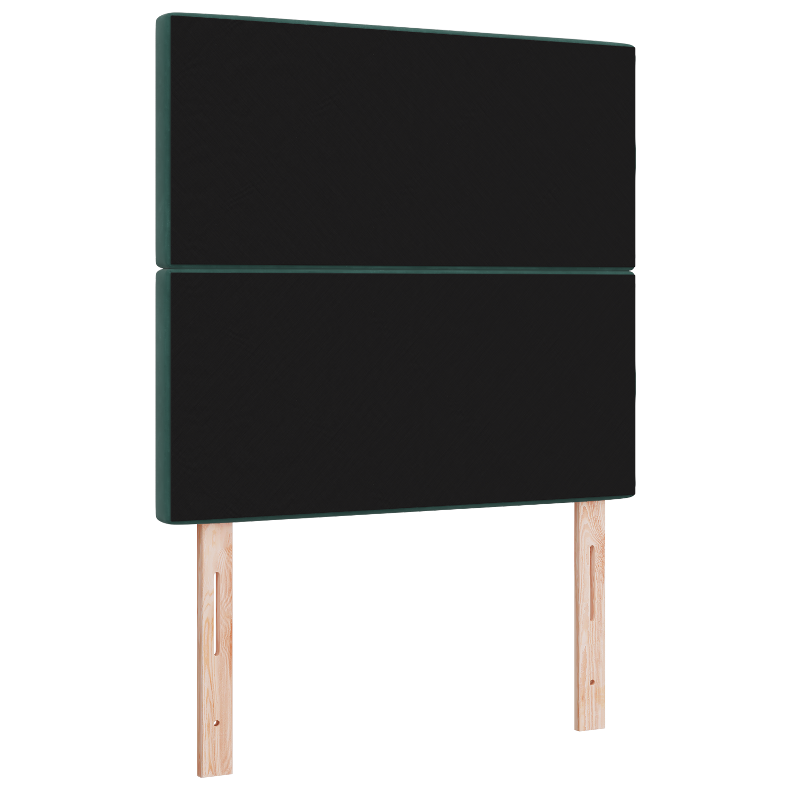 Hoofdbord LED 100 cm fluweel donkergroen