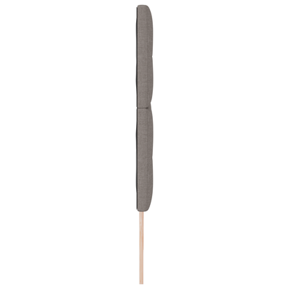 Hoofdbord met LED 90 cm stof taupe
