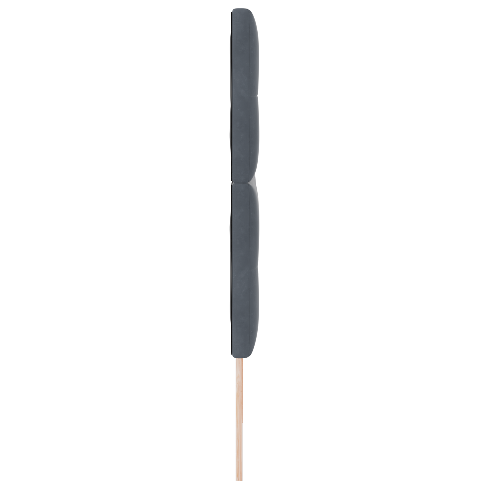 Hoofdbord met LED 90 cm fluweel donkergrijs