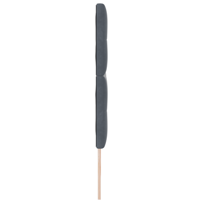 Hoofdbord met LED 90 cm fluweel donkergrijs