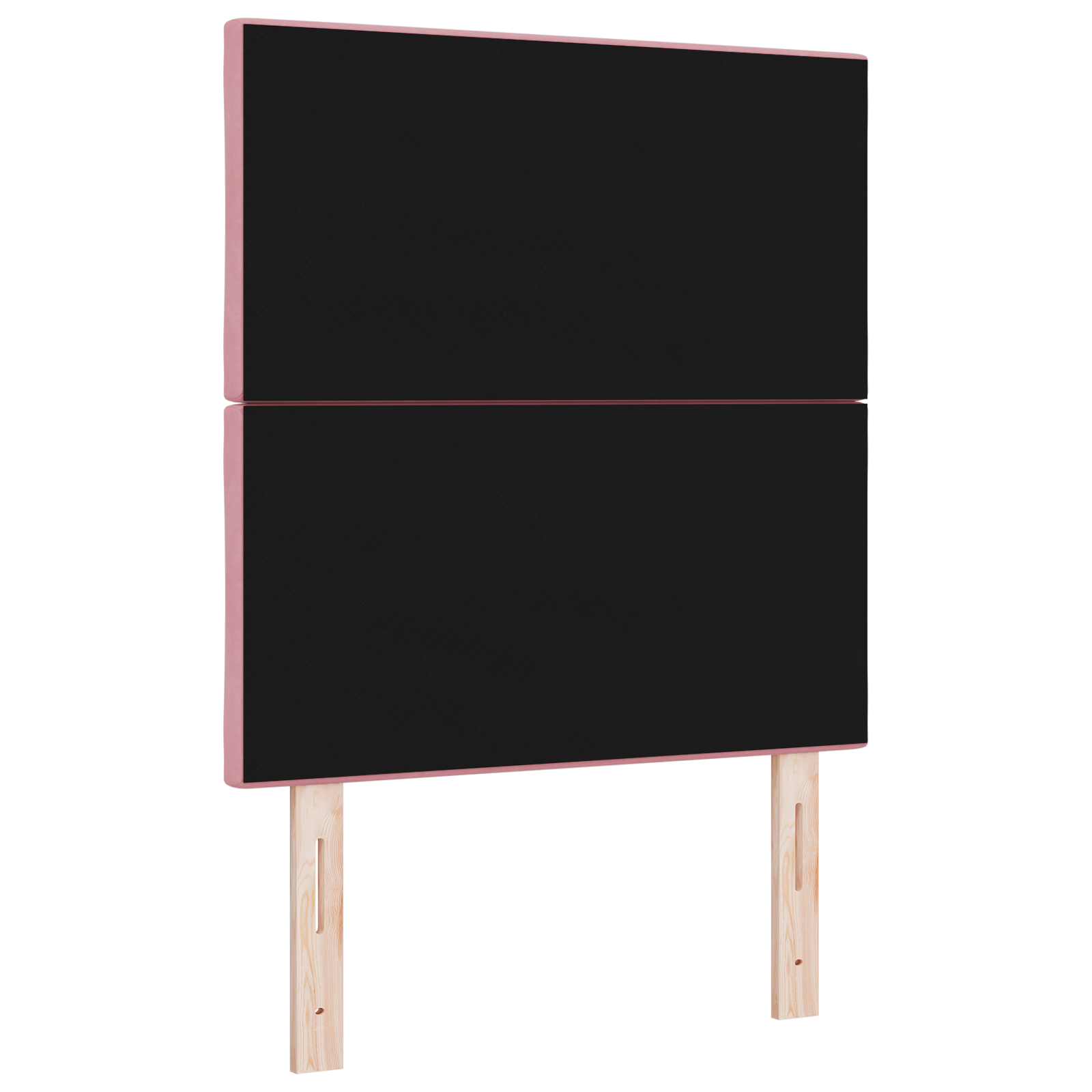 LED Hoofdbord in Diamant Blokken Design Roze 80 cm van Fluweel
