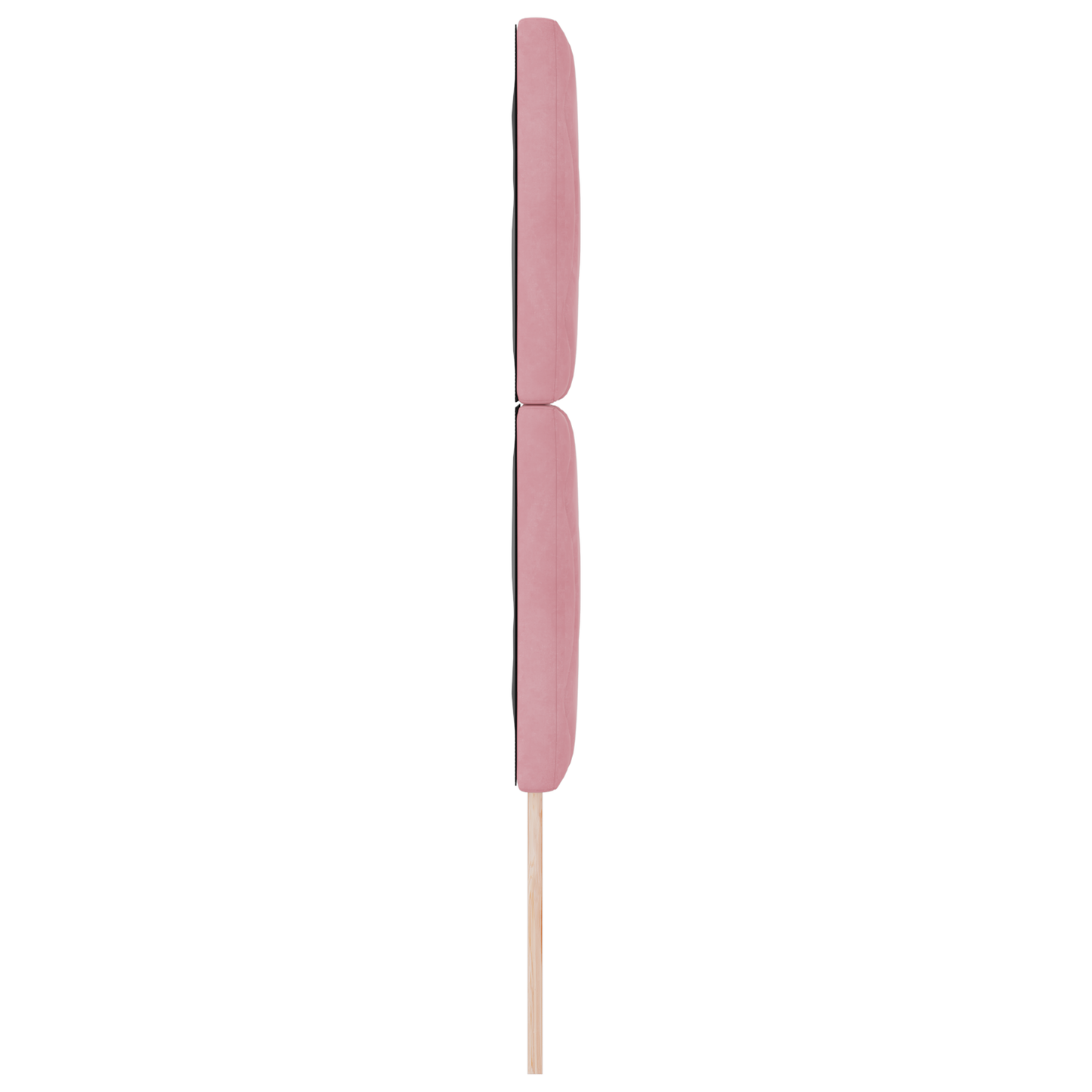 LED Hoofdbord in Diamant Blokken Design Roze 80 cm van Fluweel