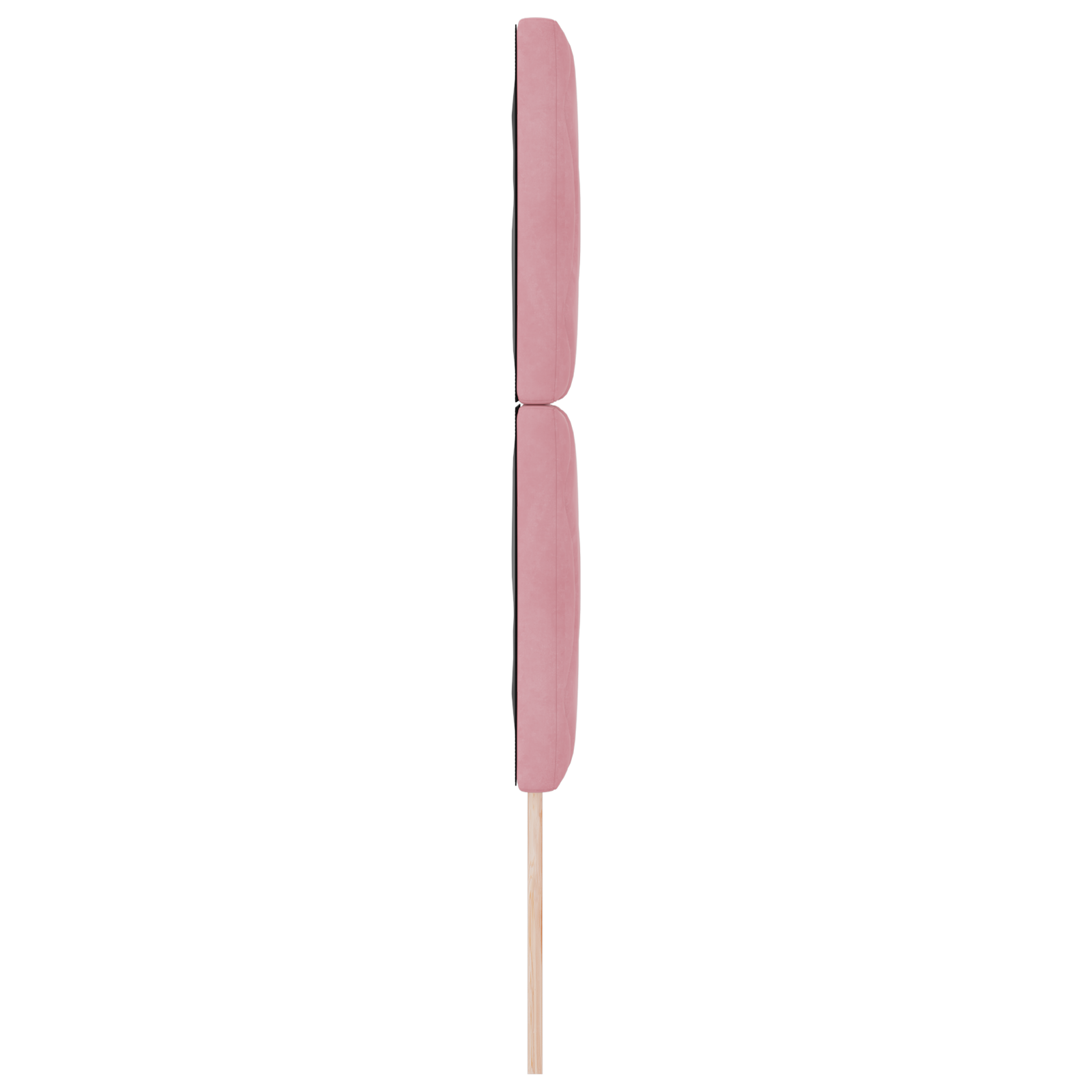LED Hoofdbord in Diamant Blokken Design Roze 80 cm van Fluweel