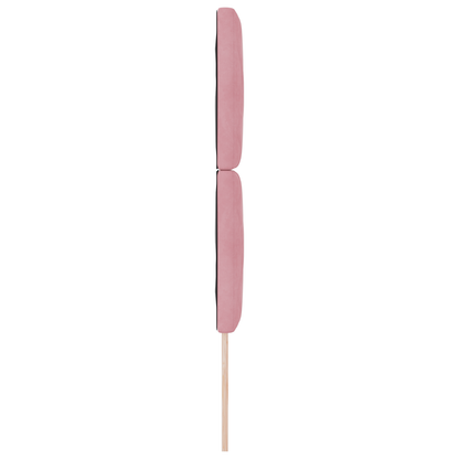 LED Hoofdbord in Diamant Blokken Design Roze 80 cm van Fluweel
