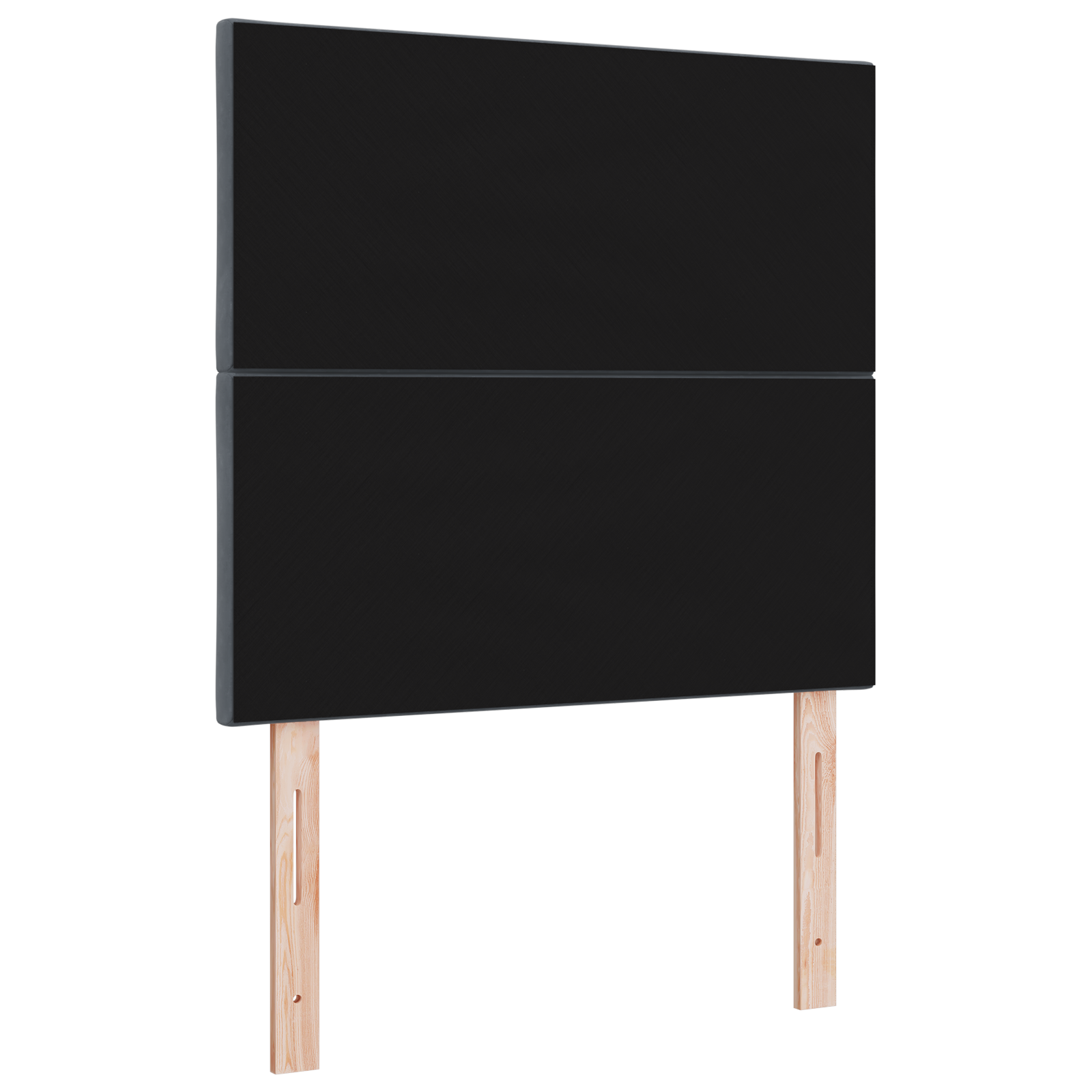 LED Hoofdbord Diamant Blokken Donkergrijs 90 cm van Fluweel