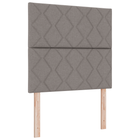 Headboard Taupe 100 cm Fabric