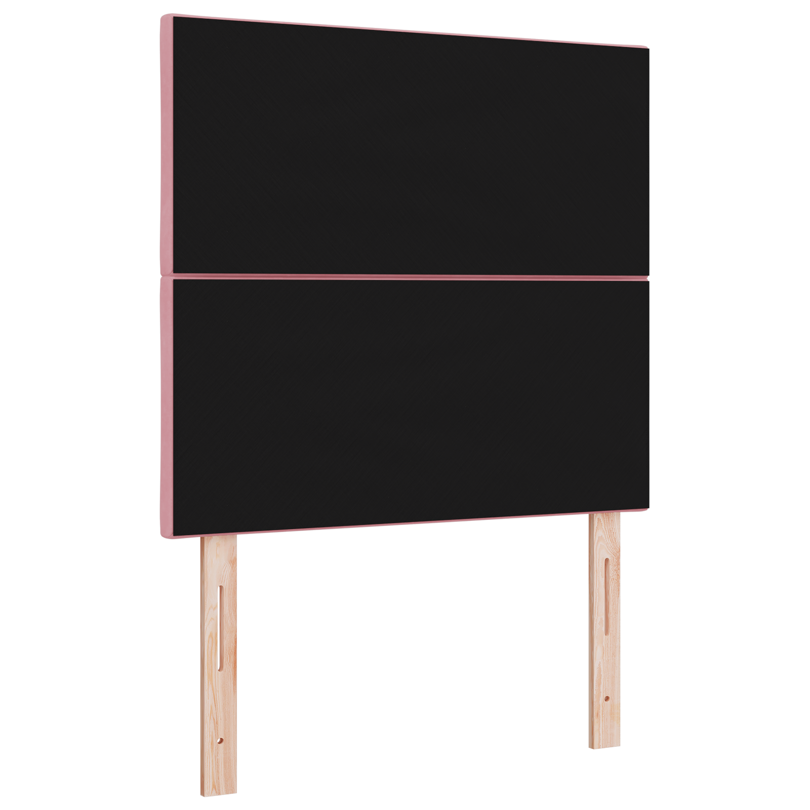LED Hoofdbord Diamantblok Ontwerp Roze 100 cm Velours