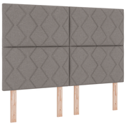 Hoofdbord 160 cm stof taupe