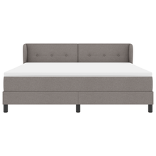 Boxspringbed met matras stof taupe 180x200 cm