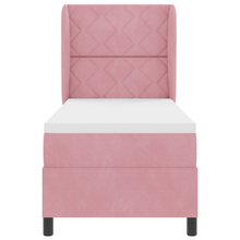Boxspring Bed met Matras Roze 80x200 cm Fluweel