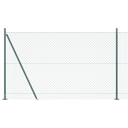 Kettinglinkdraad met 7 Flenspalen 1,4x10 m Gegalvaniseerd Staal