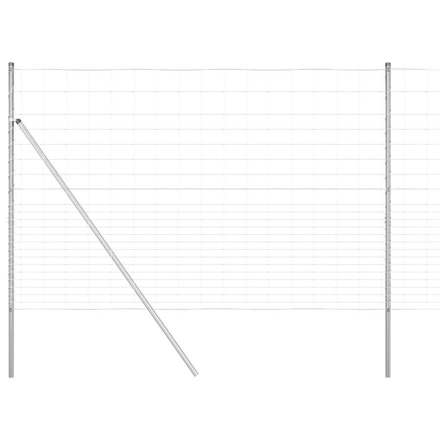 Veldomheining 1,6x25 m gegalvaniseerd staal
