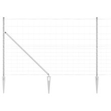 Veldomheining 1,5x25 m gegalvaniseerd staal