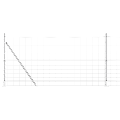 Veldomheining 1,2x25 m gegalvaniseerd staal