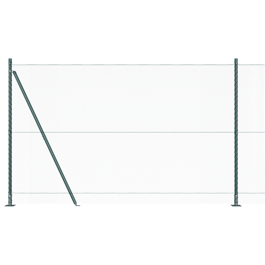 Hexagon Hek Groen 1,5x50 m Staal